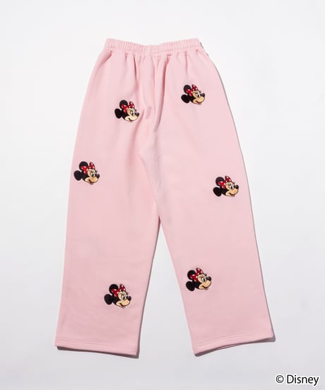 Disney / EMBROIDERY SWEAT PANTS(ミニー)【WCJ-TD-045LPK02】