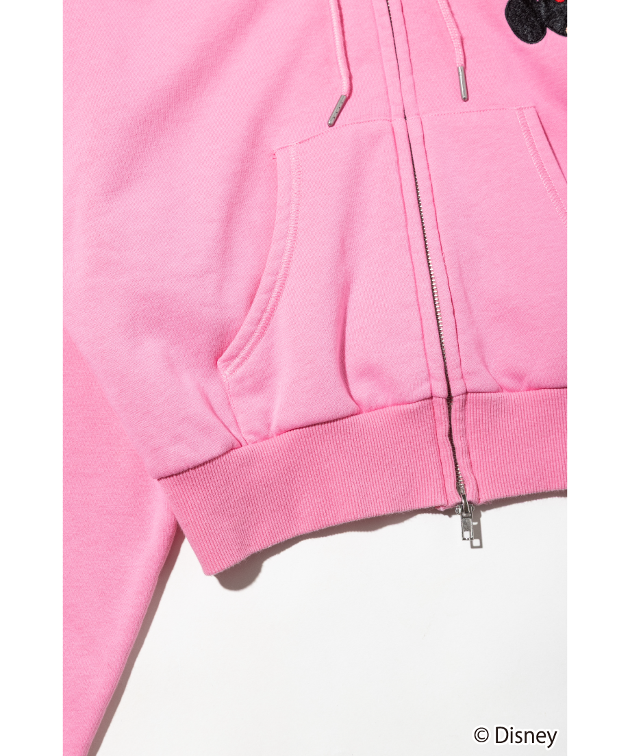 Disney / EMBROIDERY ZIP HOODIE(ミニー)【WCJ-TD-044P