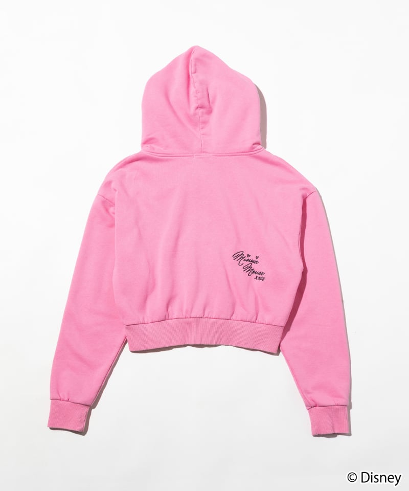 Disney / EMBROIDERY ZIP HOODIE(ミニー)【WCJ-TD-044P