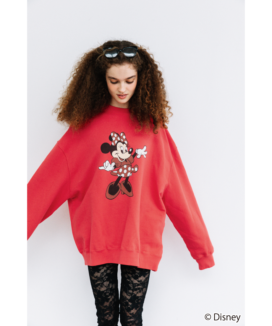 Disney / BIG SWEAT TOP(ミニー)【WCJ-NA-041RED02】 | Disney / BIG SWEAT TOP(ミニー)【WCJ-NA-041RED02】 |