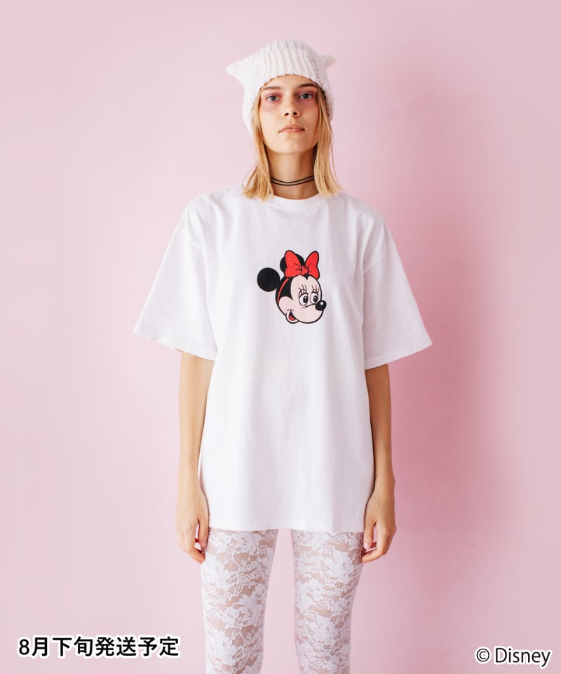 Disney / OVER DYE SS TEE（ミニー）【WCJ-GC-027WHT02】※