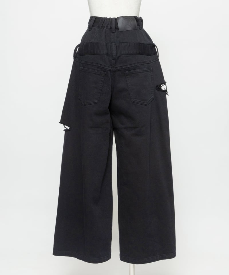 レイヤードパンツ【WCJ-GM-026BLK】 | WCJ OFFICIAL WEB STORE