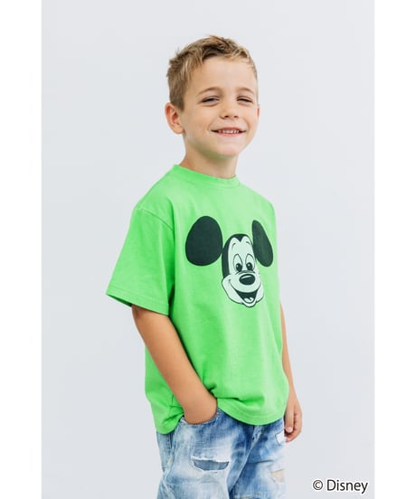 Disney / KIDS TEE（ミッキー）【WCJ-GC-051GRN01】