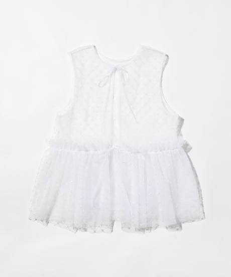 ビーズチュールTOPS【WCJ-PP-104WHT】