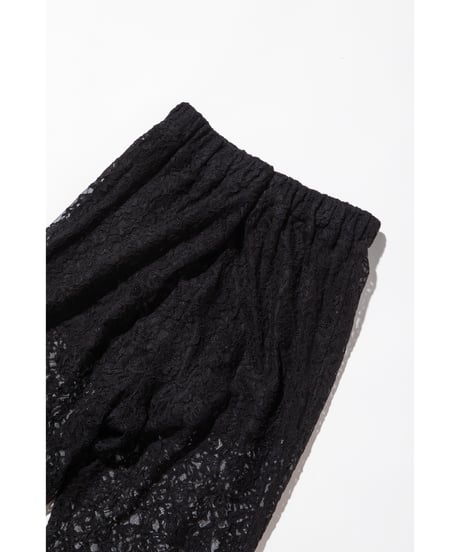 レースフレアパンツ【WCJ-PP-100BLK】