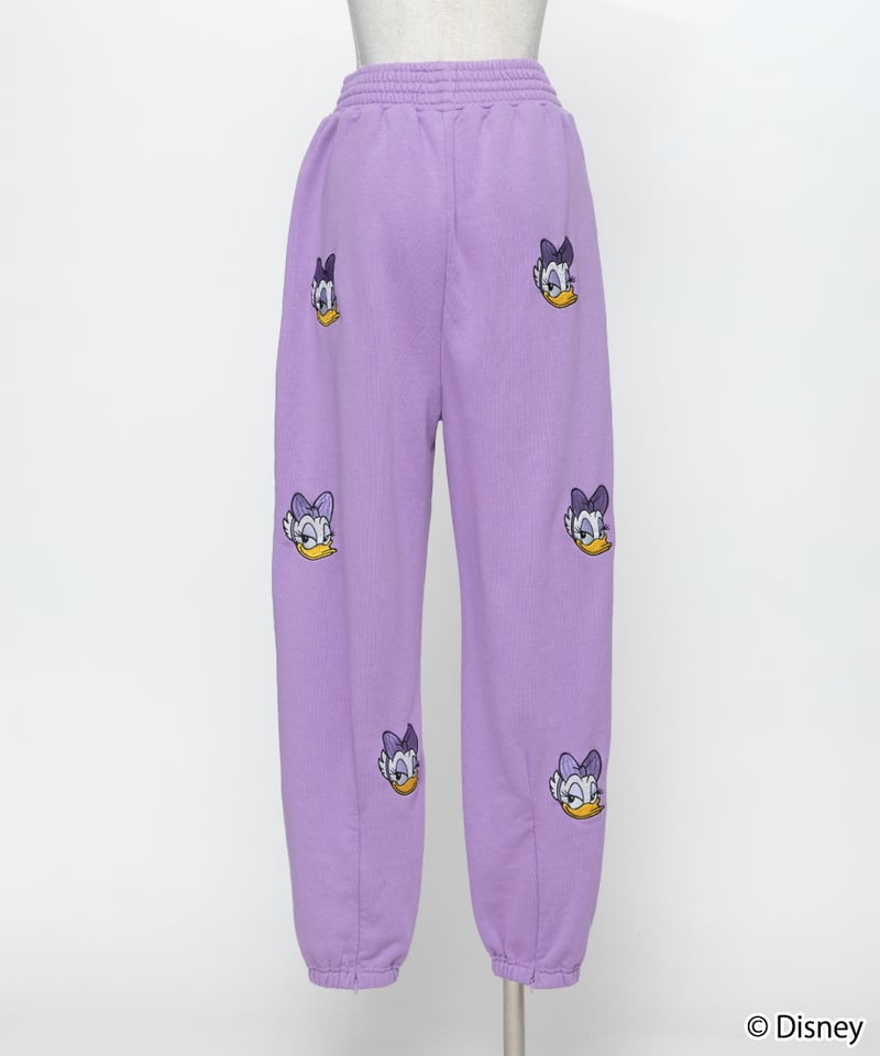 Disney / EMBROIDERY SWEAT PANTS(デイジー)【WCJ-TD-04