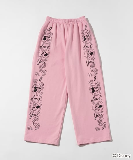 Disney / SWEAT PANTS(ミッキー&ミニー)【WCJ-TD-053PNK26】