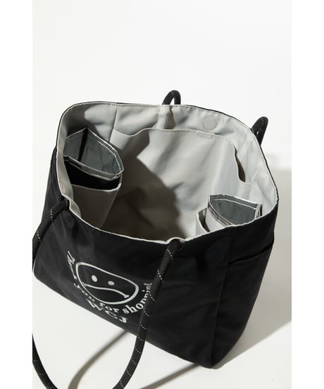 【撥水】リバーシブルトートバッグ【WCJ-TB-014BLK-GRY】