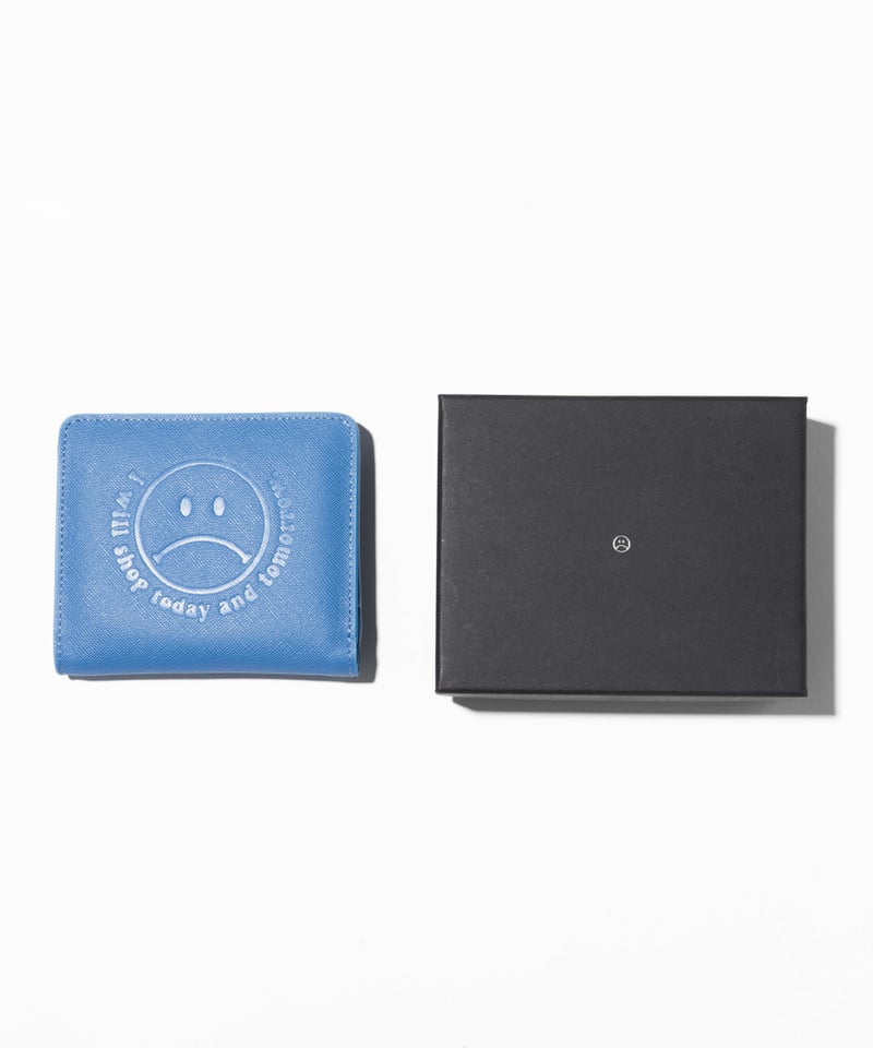 WCJ フェイスウォレット☆ブラック×グリーン 二つ折り財布 WCJ