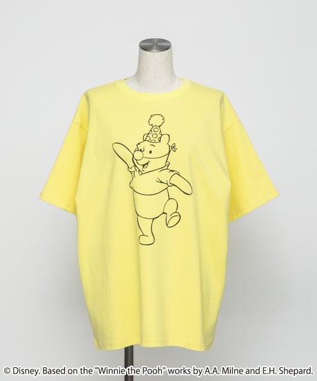Disney / HAPPY BIRTHDAY TEE(くまのプーさん)【WCJ-TD-005YEL09】