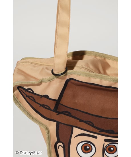 Disney&Pixar / TOY STORY / FACE DESIGN COLOR TOTE BAG(ウッディ)【WCJ-GC-061BEG21】※6月下旬発売予定