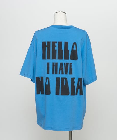 I HAVE NO IDEA TEE【WCJ-TC-145BLU】
