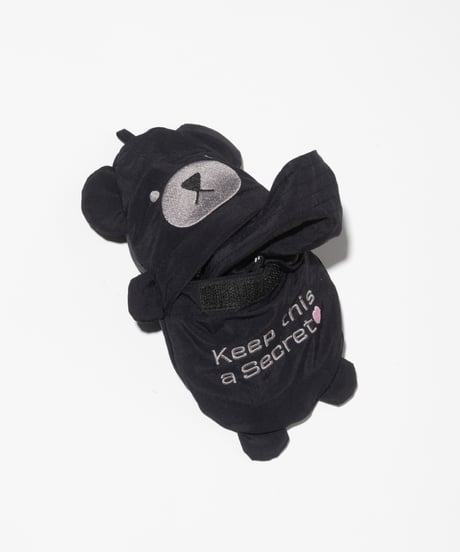 【撥水】クマポケッタブルハット【WCJ-SM-065BLK】