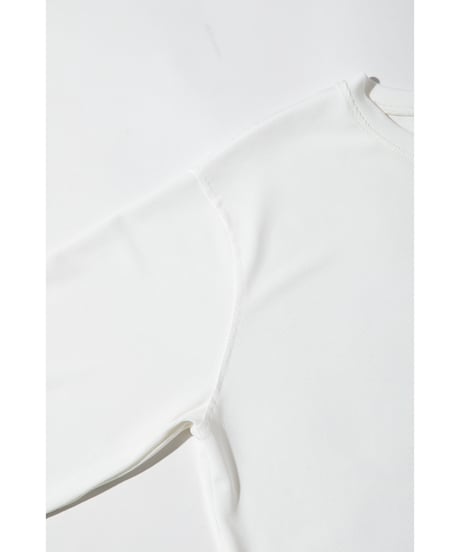 【速乾】【防シワ】オーバーサイズアウトシームカットソー【WCJ-PP-122WHT】