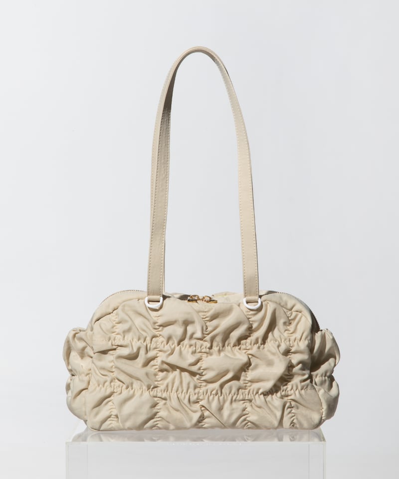 【撥水】ギャザーバッグ【WCJ-QU-119BEG】 撥水】ギャザーバッグ【WCJ-QU-119BEG】 | WCJ OFFICIAL WEB S