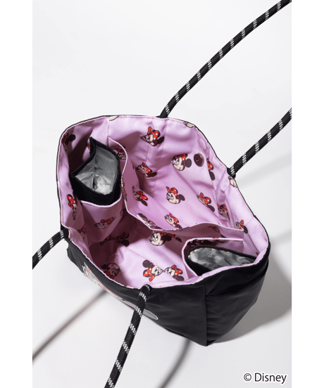【撥水】Disney / REVERSIBLE TOTE BAG(ミニー)【WCJ-TD-012BLK-PNK02】※5月下旬発売予定