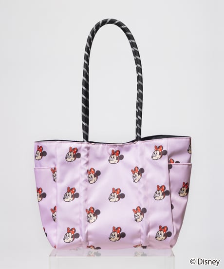 【撥水】Disney / REVERSIBLE TOTE BAG(ミニー)【WCJ-TD-012BLK-PNK02】