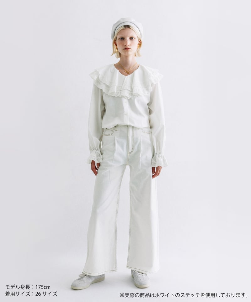 ソフトデニムパンツ【WCJ-TA-006WHT】※10月中旬発送予定 | WCJ