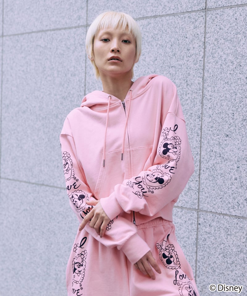 Disney / SWEAT ZIP HOODIE(ミッキー&ミニー)【WCJ-TD-062P