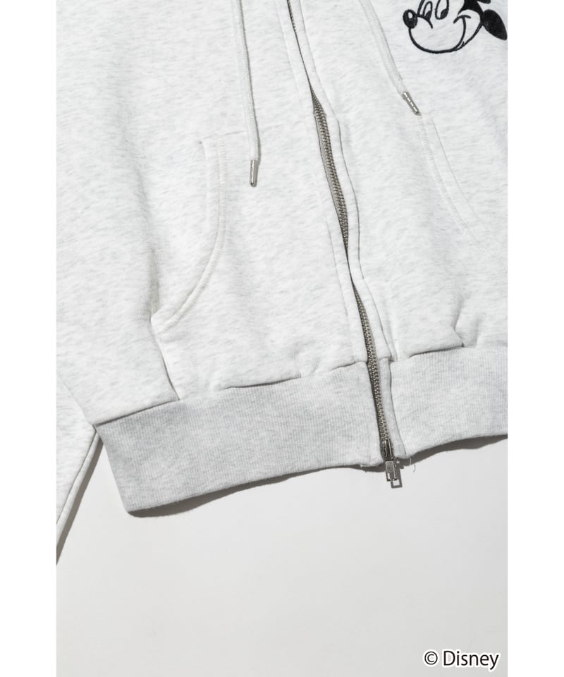 Disney / EMBROIDERY ZIP HOODIE(ミッキー)【WCJ-TD-044