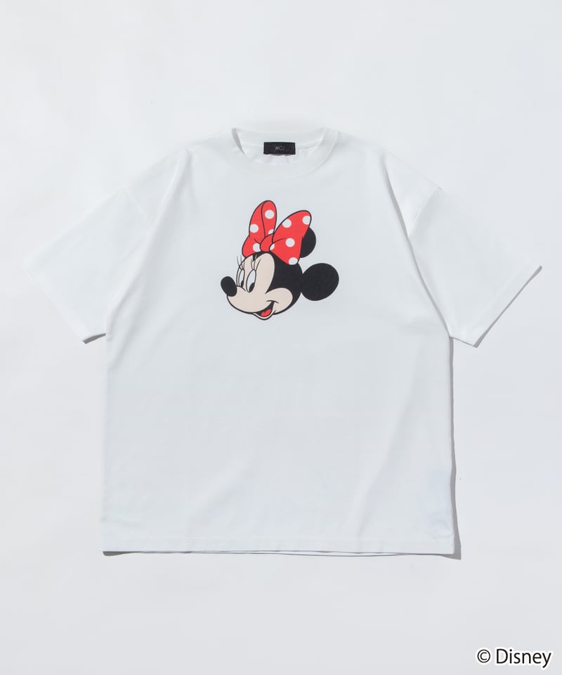 wcj ミニー Tシャツ Disney / OVER DYE SS TEE（ミニー）【WCJ-GC-027BLK02】※