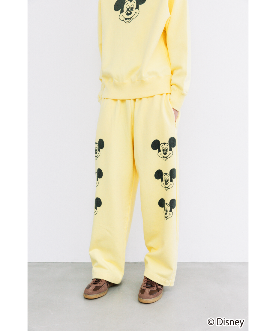 Disney / SWEAT PANTS(ミッキー)【WCJ-NA-050YEL01】 | W