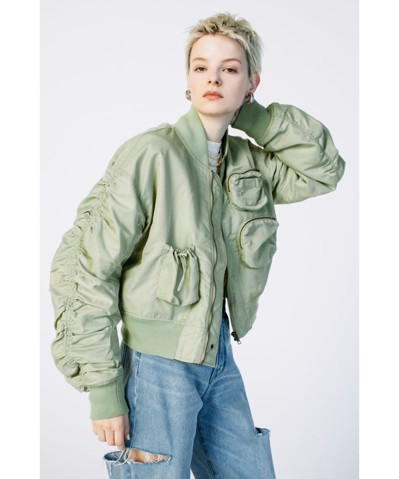 ☆WCJ☆ポケット付きMA-1【WCJ-AB-079LKH】 ☆WCJ☆ポケット付きMA-1【WCJ-AB-079LKH】