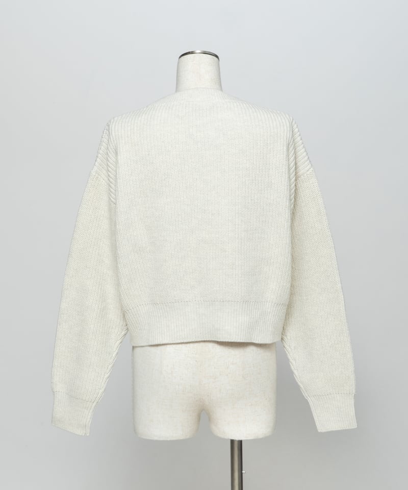 未使用タグ＊maison de Dolce トゥインクルニット　ホワイト トゥインクルニット ホワイト maison de Dolce.