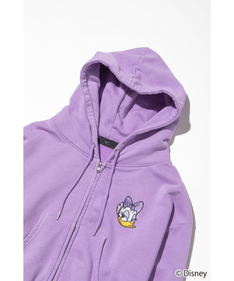 Disney / EMBROIDERY ZIP HOODIE(デイジー)【WCJ-TD-044