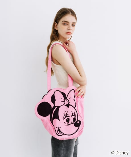Disney / FACE DESIGN TOTE BAG(ミニー)【WCJ-GC-055PNK02A】