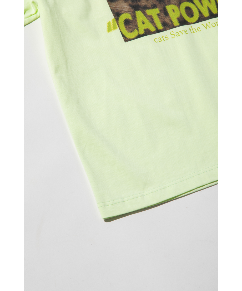 CAT POWER SS TEE【WCJ-LK-020LIM】 | WCJ OFFICIAL CAT POWER SS TEE【WCJ-LK-020LIM】 | WCJ OFFICIAL