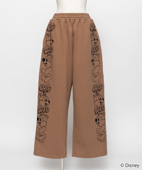 Disney / SWEAT PANTS(チップ＆デール)【WCJ-TD-053BRN08】※6月5日以降順次発送予定