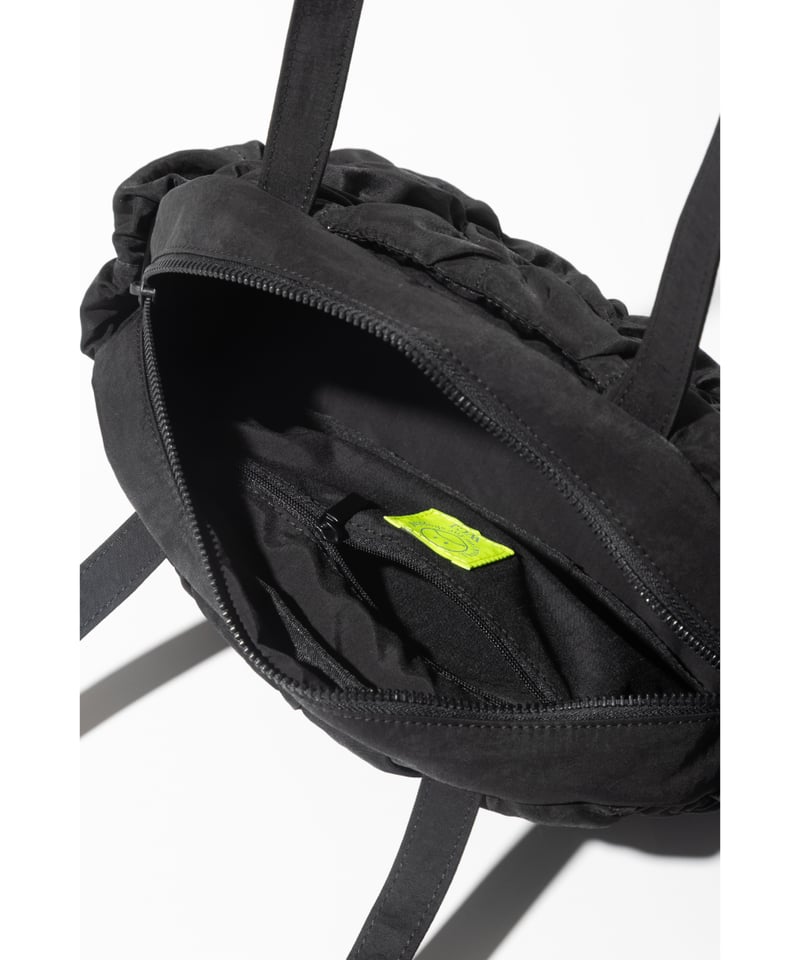 撥水】ギャザーバッグ【WCJ-HI-008BLK】※2月18日以降順次発送予定