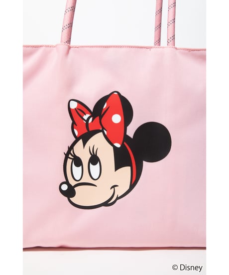 【撥水】Disney / REVERSIBLE TOTE BAG(ミニー)【WCJ-TD-012PNK-BEG02】