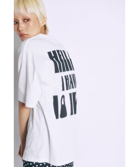 I HAVE NO IDEA TEE【WCJ-TC-145WHT】