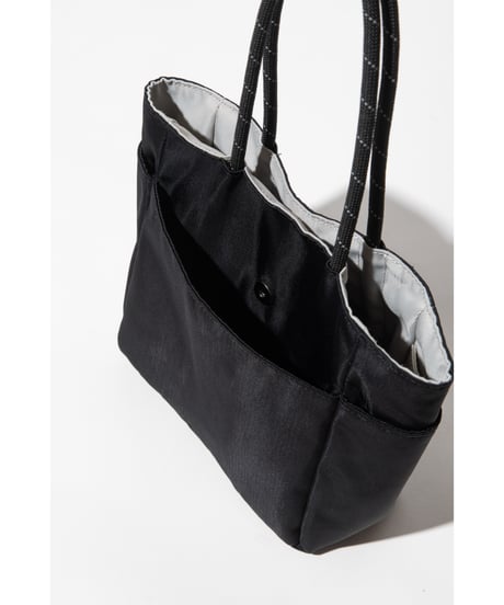 【撥水】リバーシブルトートバッグ（S）【WCJ-TB-016BLK-GRY】