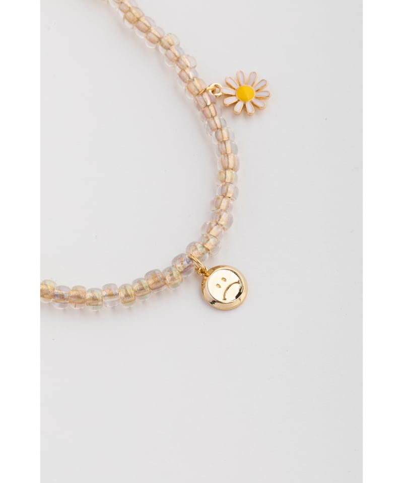 チャーム付きビーズネックレス【WCJ-GB-021CGD】 | WCJ OFFICIAL WE