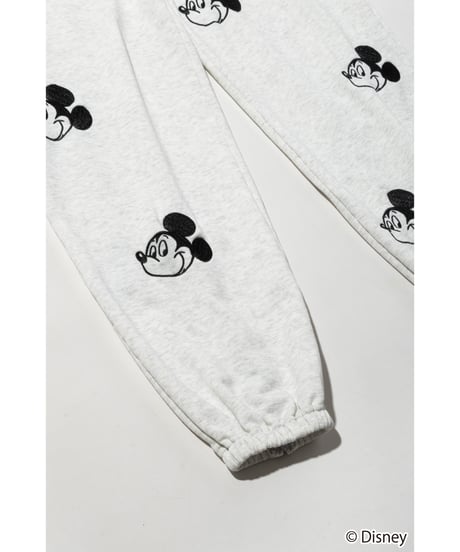 Disney / EMBROIDERY SWEAT PANTS(ミッキー)【WCJ-TD-045GRY01】