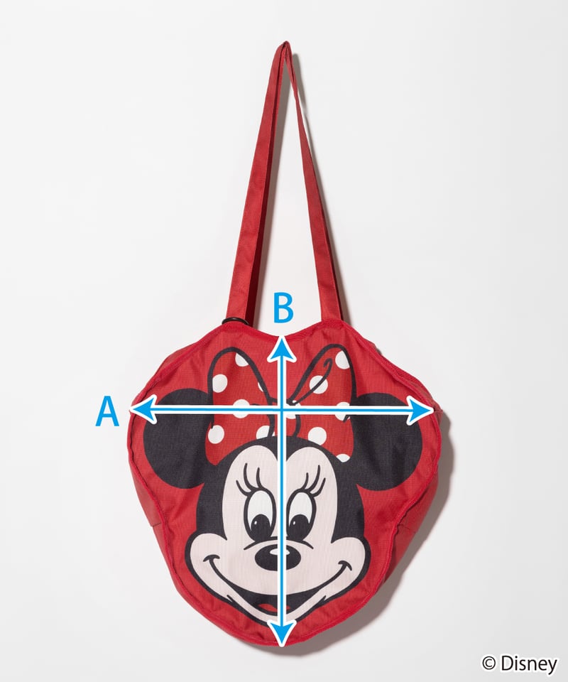 Disney / FACE DESIGN COLOR TOTE BAG(ミニー)【WCJ-GC