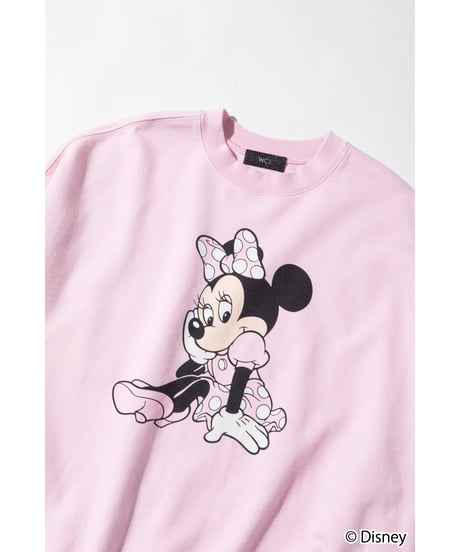 Disney / MINNIE SWEAT TOP【WCJ-TD-021PNK】