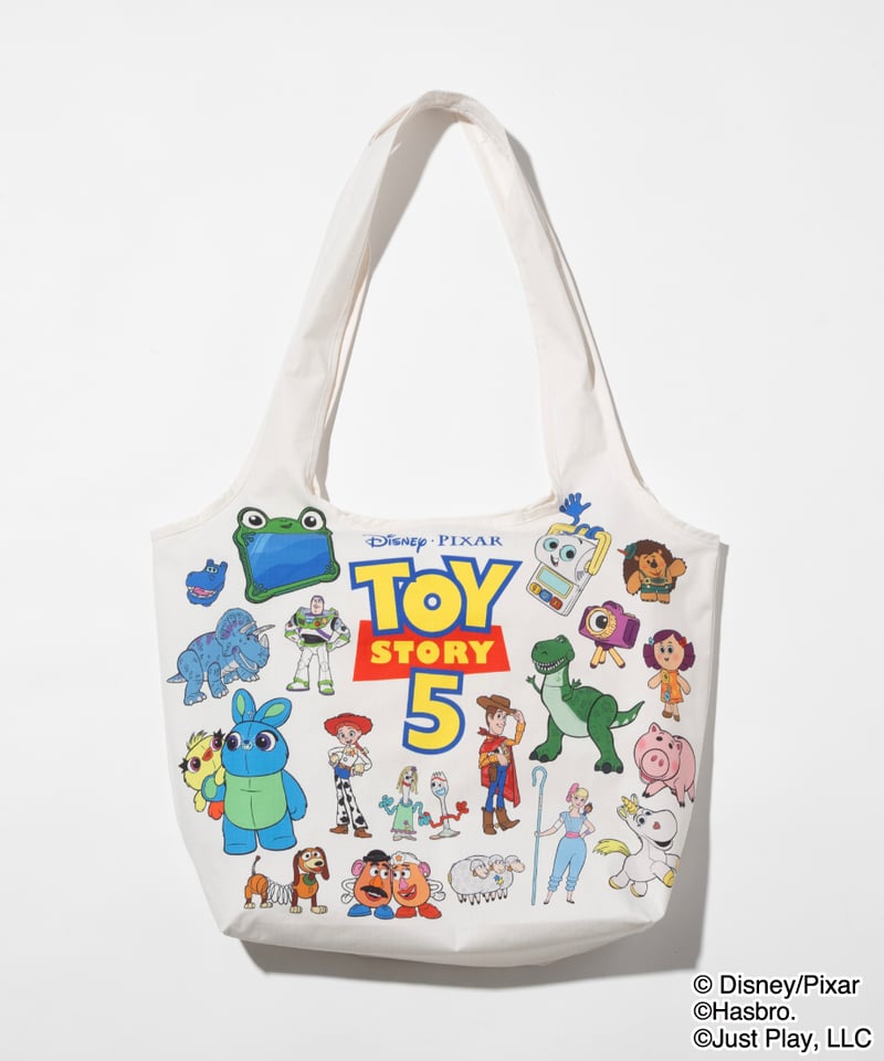 撥水】Disney / TOY STORY 5 / 膨張エコバッグ【WCJ-TD-058WH