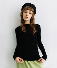 シアーニットTOPS【WCJ-MK-029BLK】