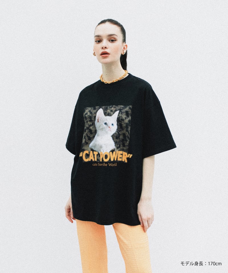WCJ ダブルシージャパン CAT POWER Tシャツ