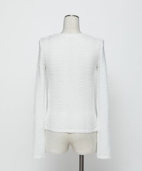 ジャガードTOPS【WCJ-PP-125WHT】