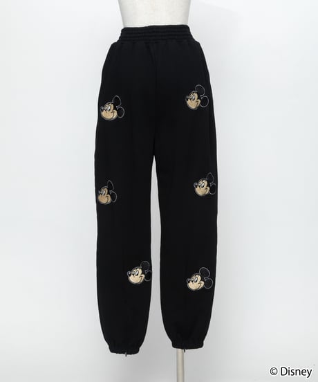 Disney / EMBROIDERY SWEAT PANTS(ミッキー)【WCJ-TD-045BLK01】