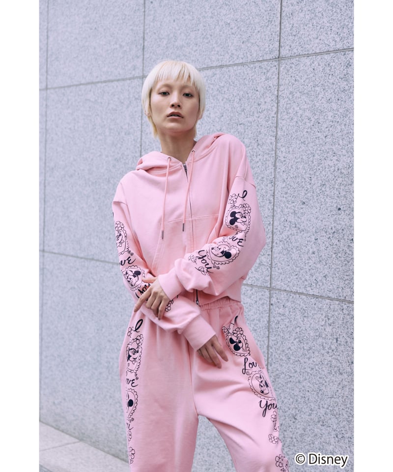 Disney / SWEAT ZIP HOODIE(ミッキー&ミニー)【WCJ-TD-062P