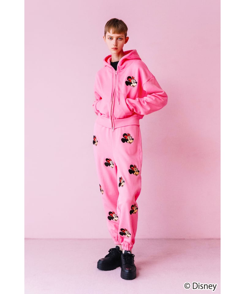 Disney / EMBROIDERY SWEAT PANTS(ミニー)【WCJ-TD-045