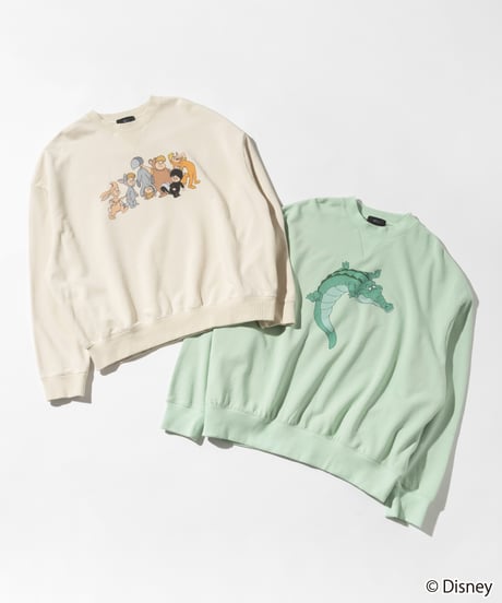 Disney / PETER PAN SWEAT TOP【WCJ-TD-038GRN17】