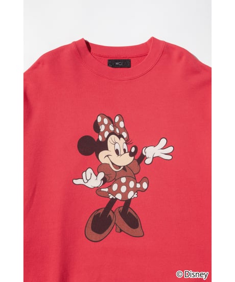 Disney / BIG SWEAT TOP(ミニー)【WCJ-NA-041RED02】