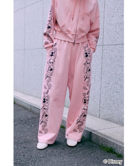 Disney / SWEAT PANTS(ミッキー&ミニー)【WCJ-TD-053PNK26】